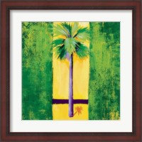 Framed Neon Palm III