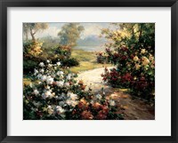 Framed Pathway of Flowers