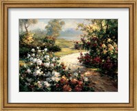 Framed Pathway of Flowers