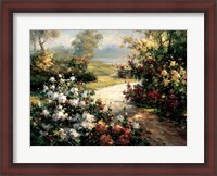 Framed Pathway of Flowers