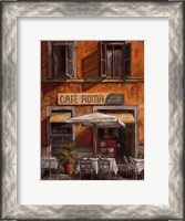 Framed Cafe Roma