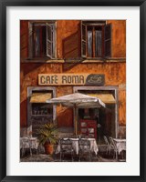 Framed Cafe Roma