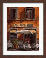 Framed Cafe Roma
