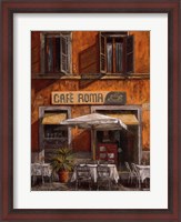 Framed Cafe Roma