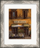 Framed Cafe Verona