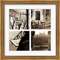 Framed Paris A La Seine.