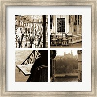 Framed Paris A La Seine.