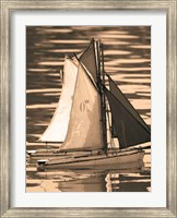 Framed Les Petits Bateaux II