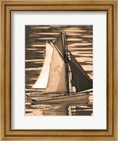 Framed Les Petits Bateaux II