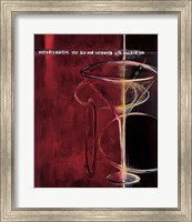 Framed Dry Martini