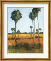 Framed Tall Palms I