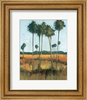 Framed Tall Palms II