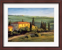 Framed Tuscan Morning