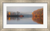 Framed Early Fall Morning at the Lake