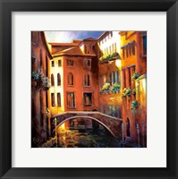 Framed Sunset in Venice