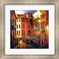 Framed Sunset in Venice