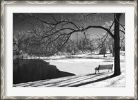 Framed Heritage Pond In Winter