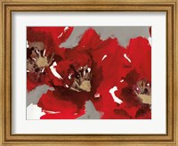 Framed Red Poppy Forest I