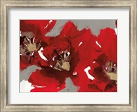Framed Red Poppy Forest I