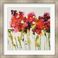 Framed Dandy Flowers I