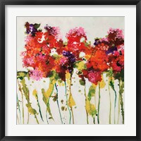 Framed Dandy Flowers I