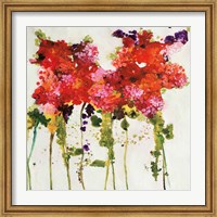 Framed Dandy Flowers II