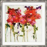 Framed Dandy Flowers II