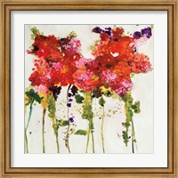 Framed Dandy Flowers II