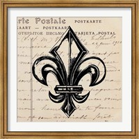 Framed Fleur De Lis I