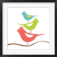 Framed Songbirds III