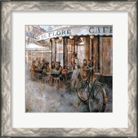 Framed Cafe de Flore, Paris