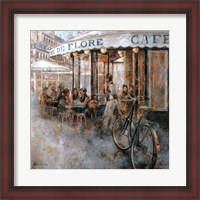 Framed Cafe de Flore, Paris