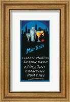 Framed Martinis