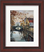 Framed Brugge Reflections