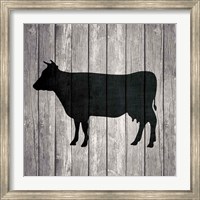 Framed Barn Cow