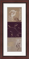 Framed Paisley and Plum II