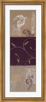 Framed Paisley and Plum II