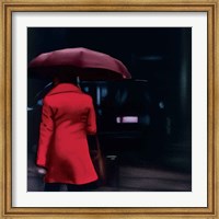 Framed Lady in Red
