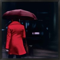 Framed Lady in Red