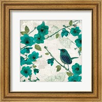 Framed Birds and Butterflies I