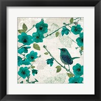 Framed Birds and Butterflies I