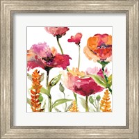 Framed Blooms And Greens
