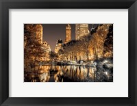 Framed Central Park Glow