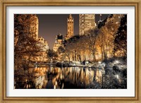 Framed Central Park Glow