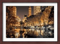 Framed Central Park Glow