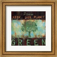 Framed Green Planet