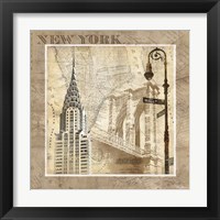 New York Serenade Framed Print