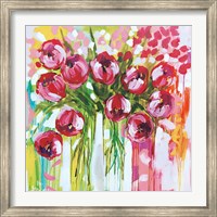 Framed Razzle Dazzle Tulips