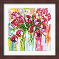 Framed Razzle Dazzle Tulips