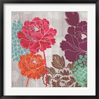 Framed Peony Patterns I